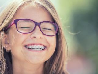 Papamoa Orthodontist Girl withg Braces Smiling